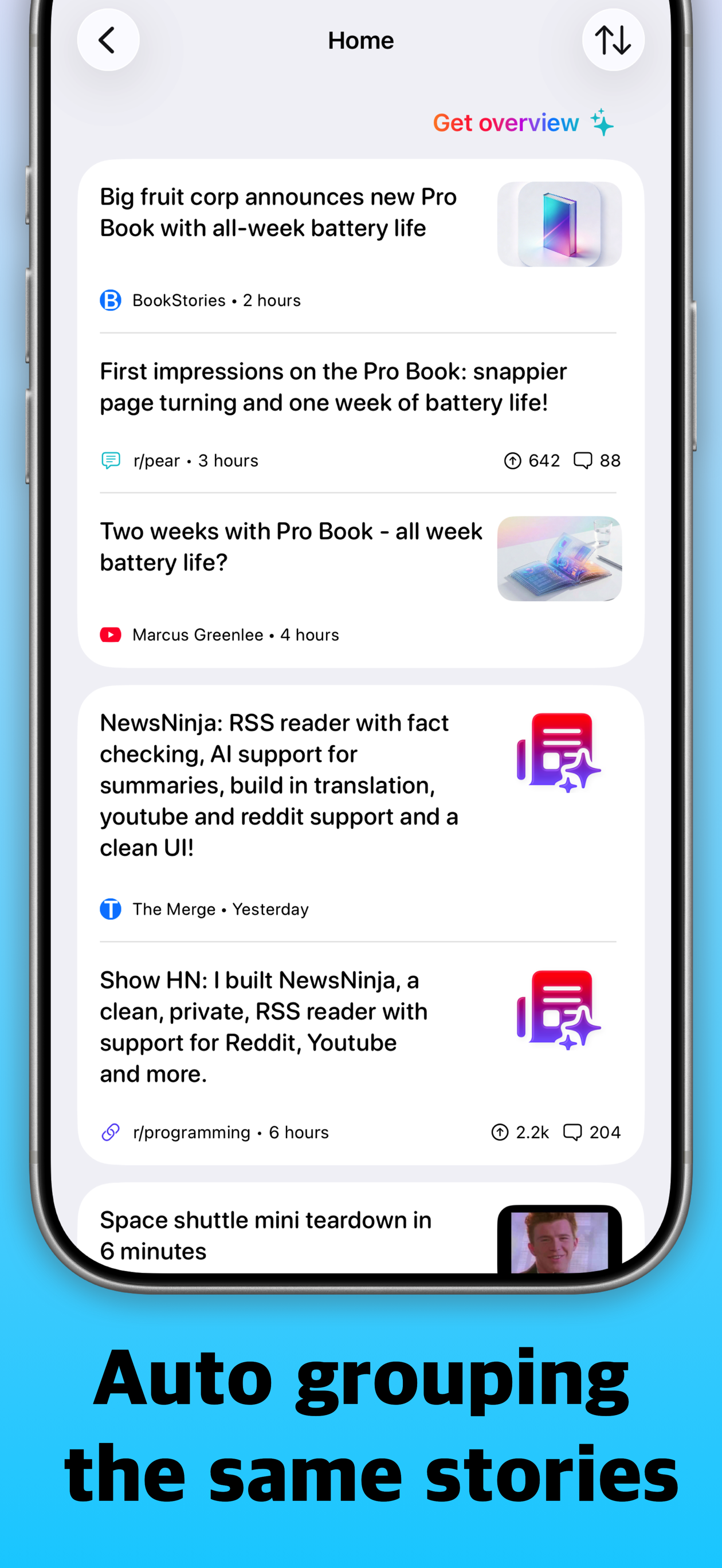 NewsNinja iPhone screenshot 3